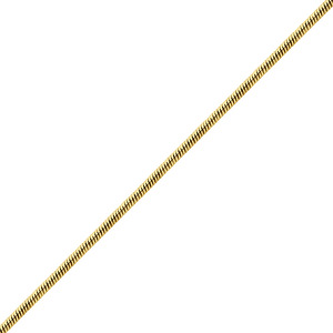 Золотая цепь «Снейк» с алмазной огранкой