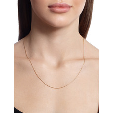 Золотая цепь «Снейк» с алмазной огранкой