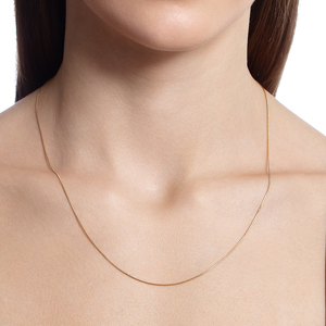 Золотая цепь «Снейк» с алмазной огранкой