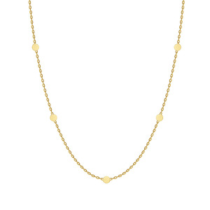 Золотая цепь «Якорь» с алмазной огранкой