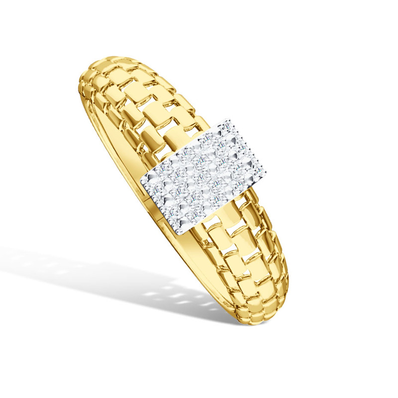 Золотое кольцо с бриллиантами