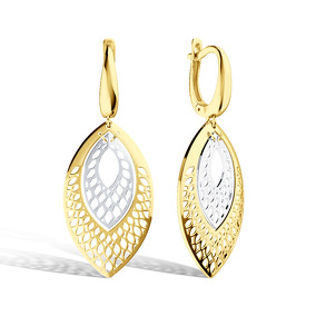 Золотые серьги «Сударушка»