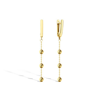 Золотые серьги «Дорика»