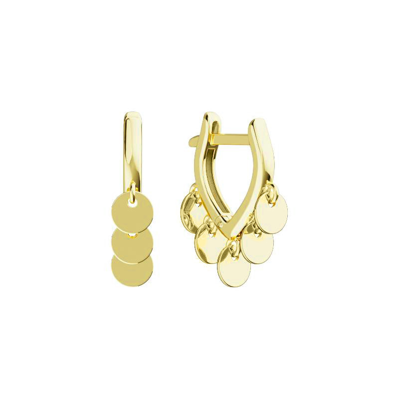 Золотые серьги «Жади»