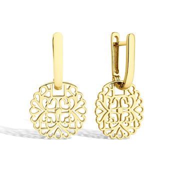 Золотые серьги