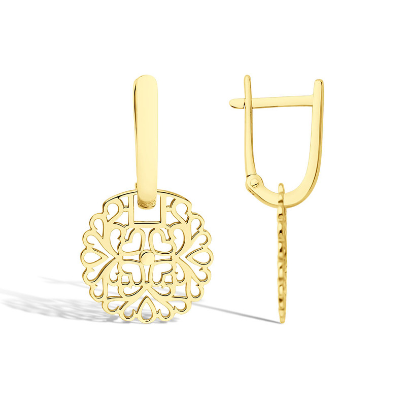 Золотые серьги