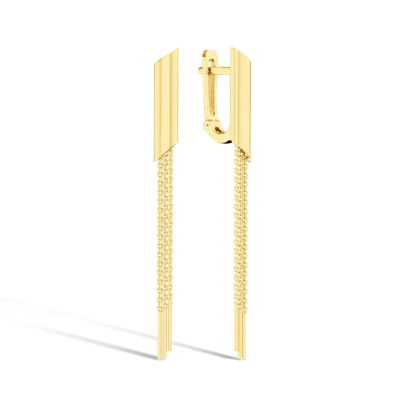 Золотые серьги