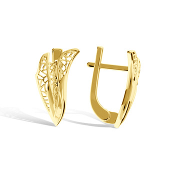 Золотые серьги