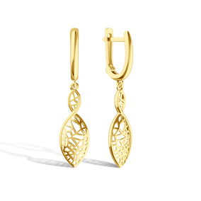 Золотые серьги