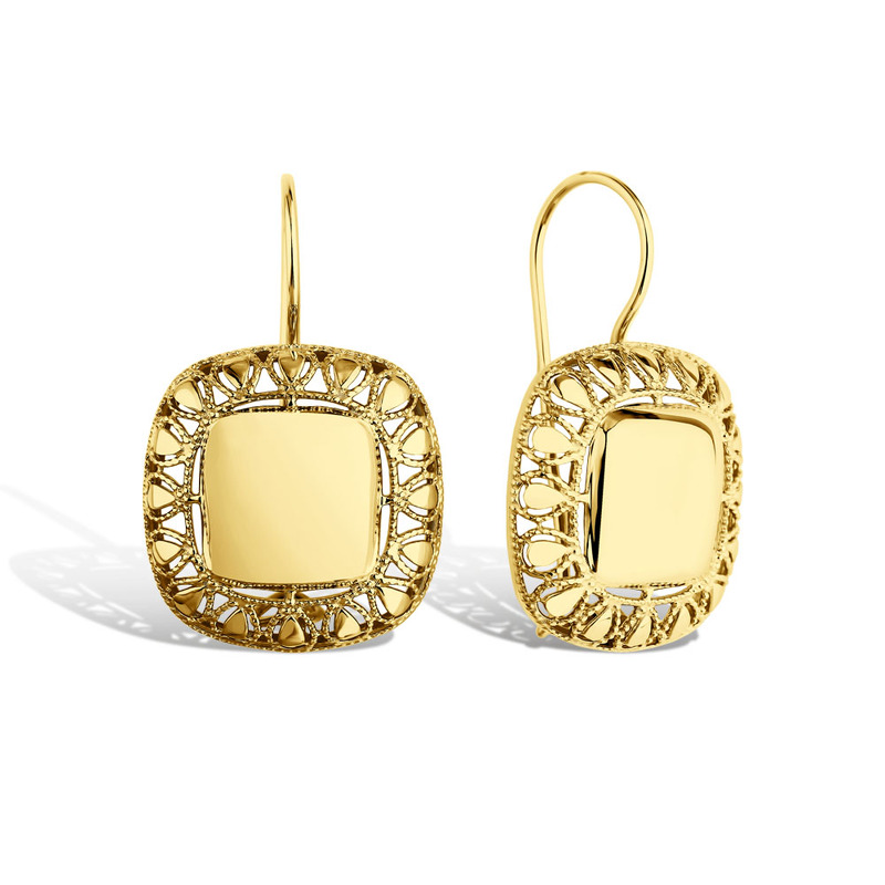 Золотые серьги «Версаль»