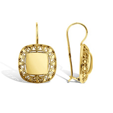 Золотые серьги «Версаль»