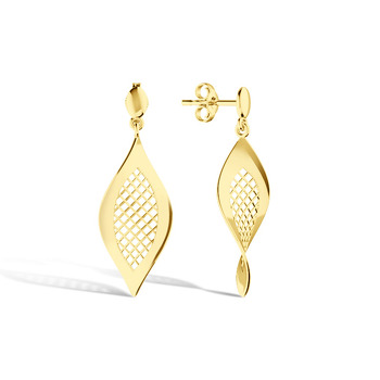 Золотые серьги-пусеты