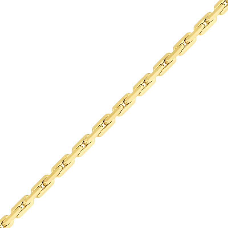 Золотой браслет «Император» с алмазной огранкой