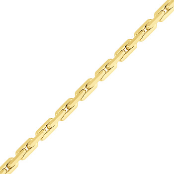 Золотой браслет Император с алмазной огранкой