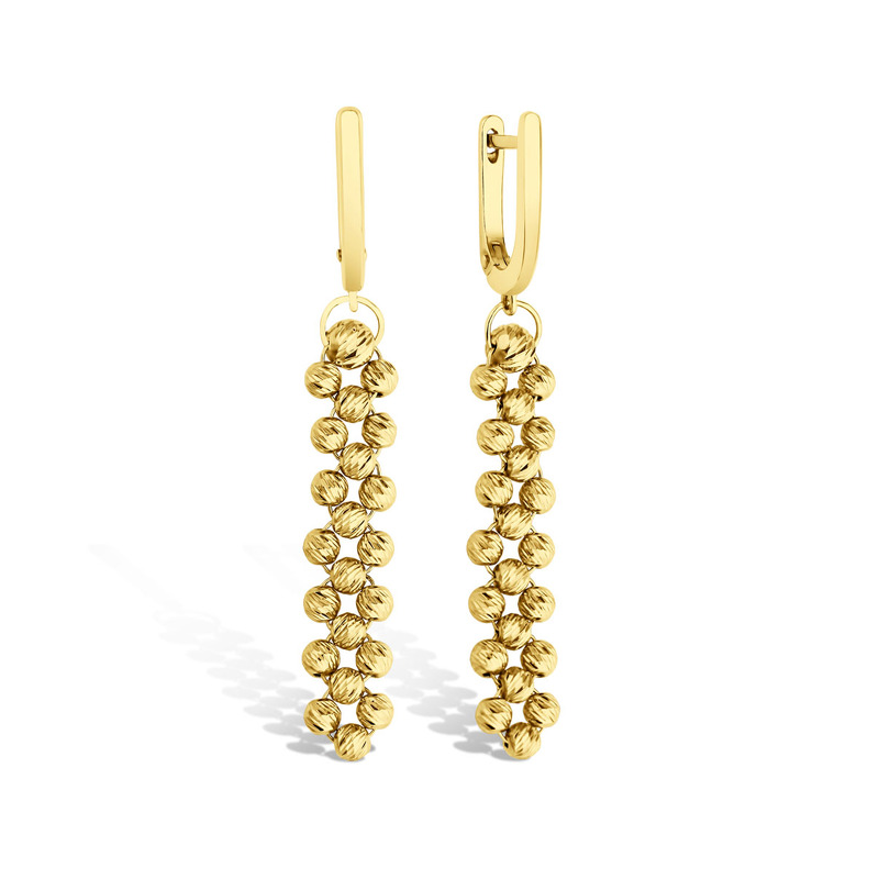 Серебряные серьги «Дорика»