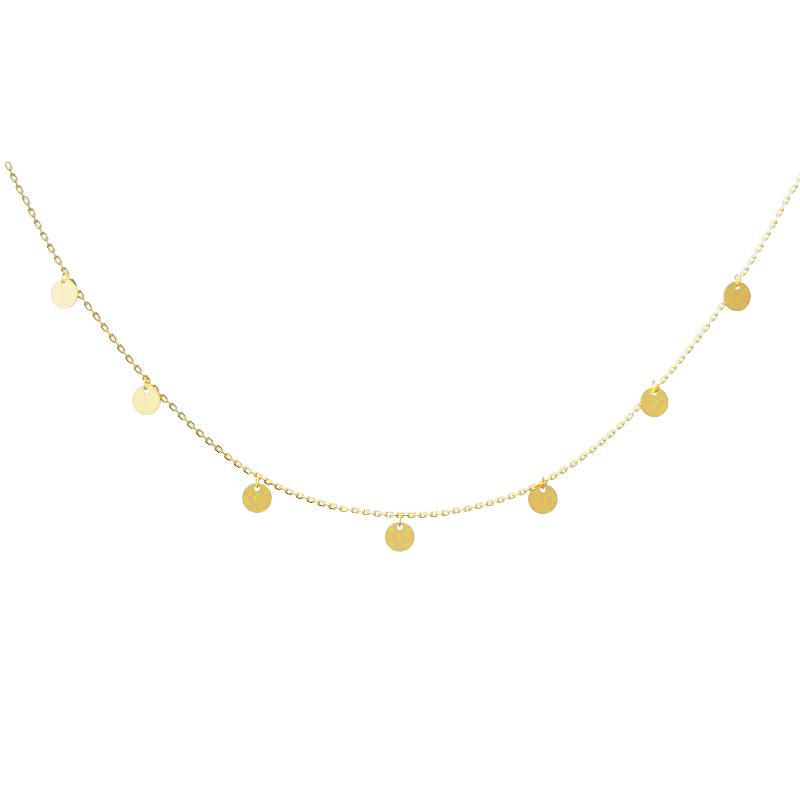 Серебряное колье