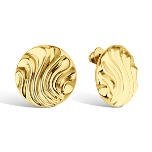 Серебряные серьги-пусеты «Стихия»