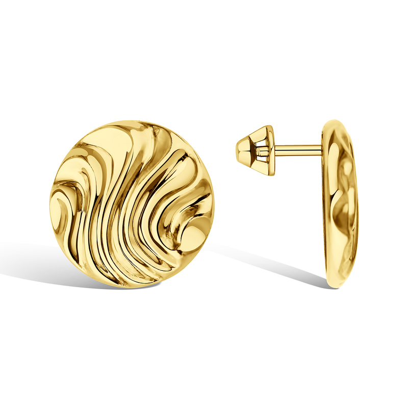 Серебряные серьги-пусеты