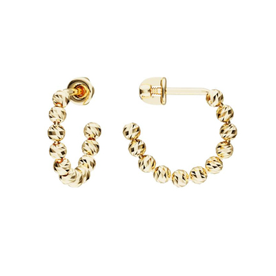 Серебряные серьги-пусеты «Дорика»