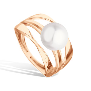 Серебряное кольцо с жемчугом