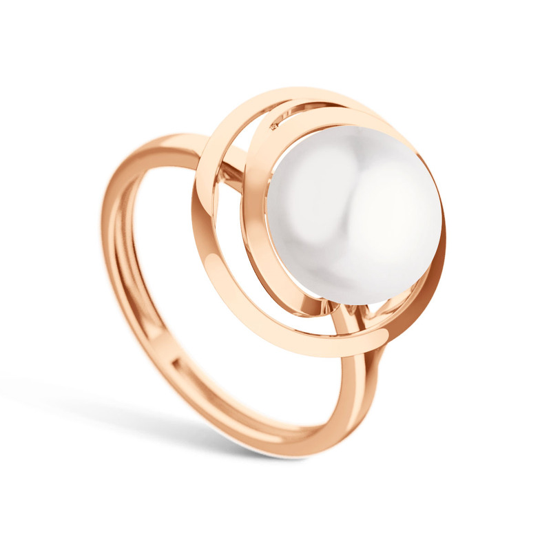 Серебряное кольцо с жемчугом