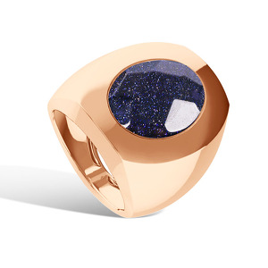 Серебряное кольцо с авантюрином