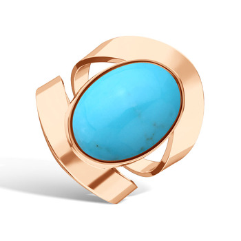 Серебряное кольцо с бирюзой