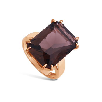 Серебряное кольцо с раухтопазом