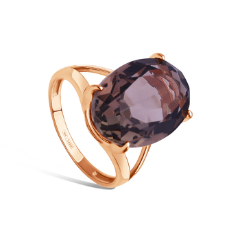 Серебряное кольцо с раухтопазом