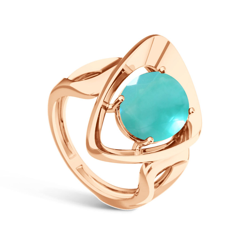 Серебряное кольцо с халцедоном