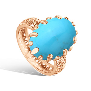 Серебряное кольцо с бирюзой