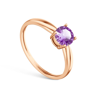 Серебряное кольцо с аметистом