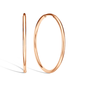 Серебряные серьги-конго «б/к»