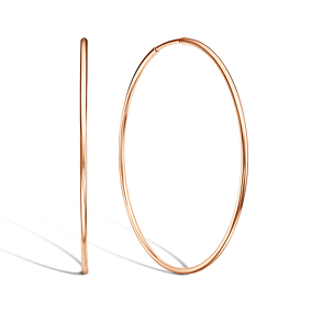 Серебряные серьги-конго «б/к»