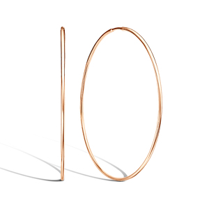 Серебряные серьги-конго «б/к»