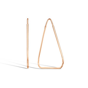 Серебряные серьги-конго «б/к»