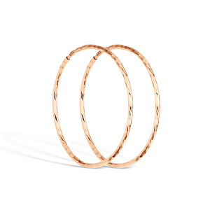 Серебряные серьги-конго «б/к»