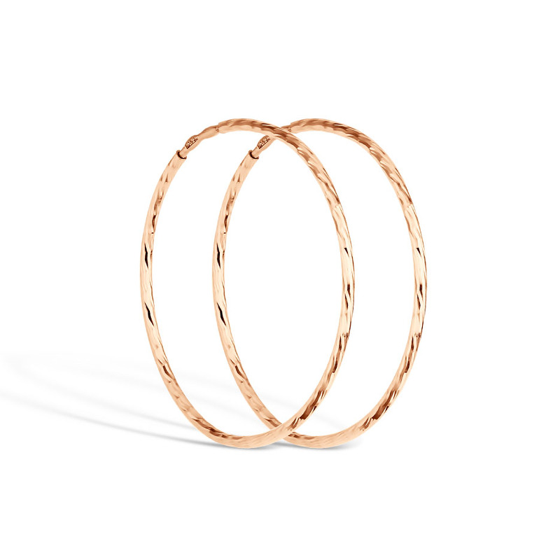 Серебряные серьги-конго «б/к»