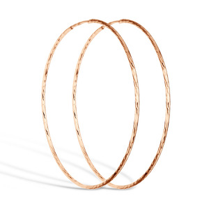 Серебряные серьги-конго «б/к»