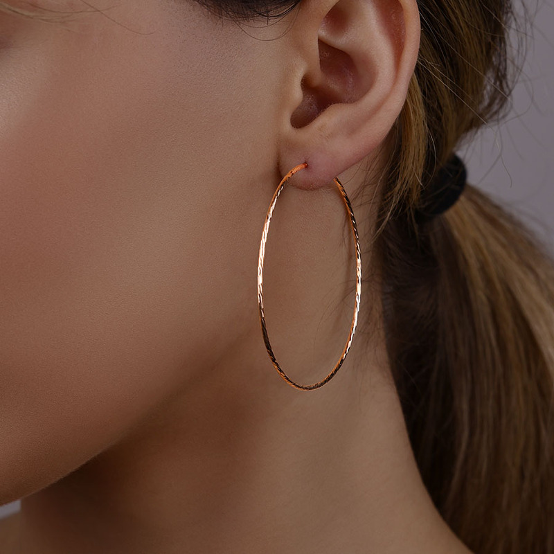 Серебряные серьги-конго «б/к»