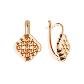 Серебряные серьги «Дорика»