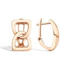 Серебряные серьги «Якорь света»