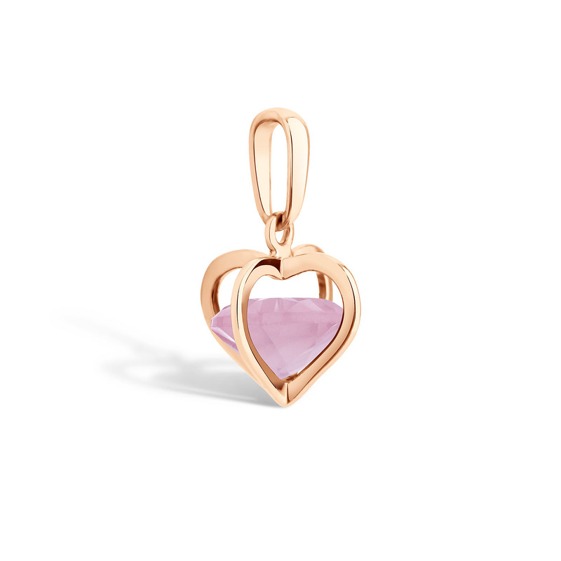 Серебряная подвеска с кварцем