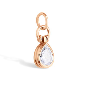 Серебряная подвеска с фианитом