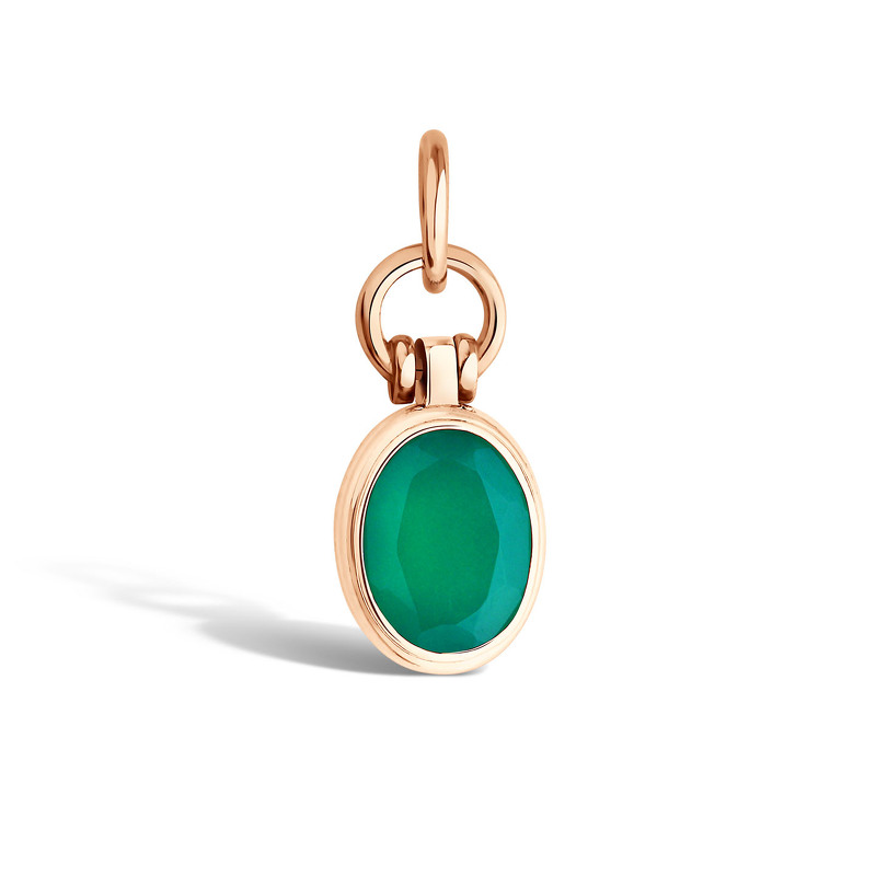 Серебряная подвеска с агатом