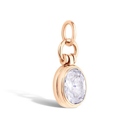 Серебряная подвеска с фианитом