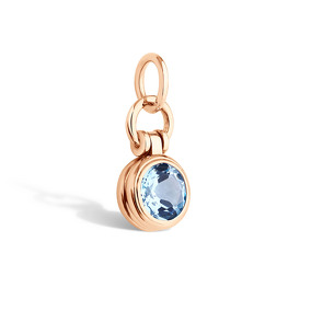 Серебряная подвеска с топазом