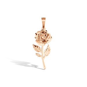 Серебряная подвеска «Лепесток»