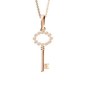 Серебряная подвеска с бриллиантами