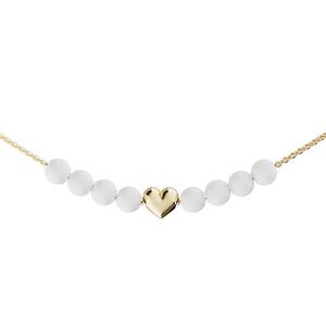 Серебряное колье с жемчугом